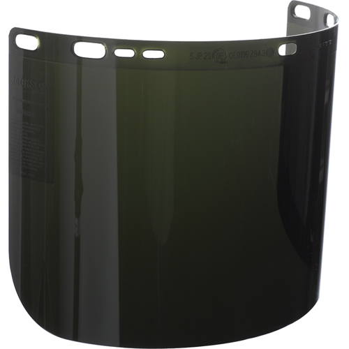 Visi&egrave;re moul&eacute;e F50, Polycarbonate, Teinte 5,0 Moffatt Supply & Specialties