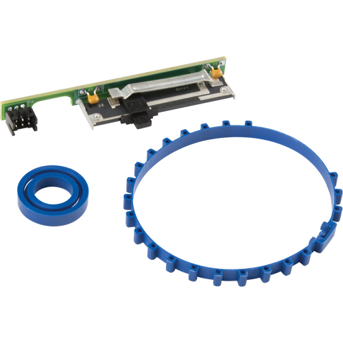 Potentiom&egrave;tre bleu et interrupteur complet Moffatt Supply & Specialties