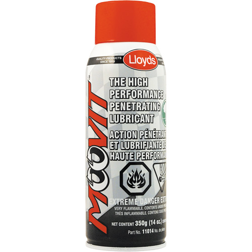 Lubrifiant haute performance Moovit, Canette a&eacute;rosol, 350 g Moffatt Supply & Specialties