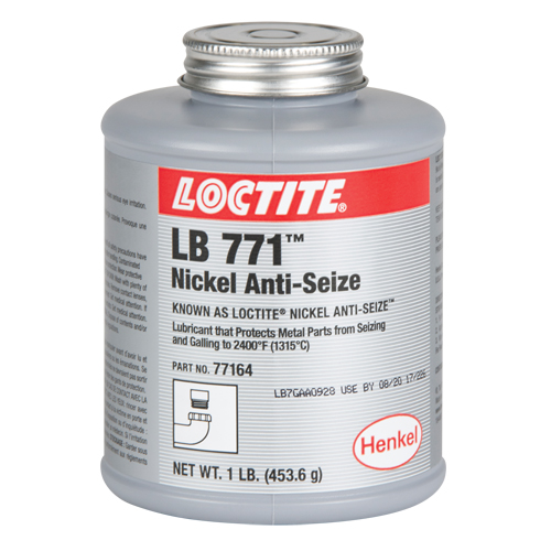 Nickel Grade Anti-Seize, Brush Top Can, 2400°F (1315°C) Max. Temp. Moffatt Supply & Specialties