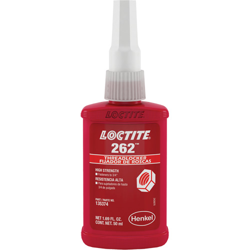Compos&eacute; de blocage 262, Rouge, &eacute;lev&eacute;, 50 ml, Bouteille Moffatt Supply & Specialties