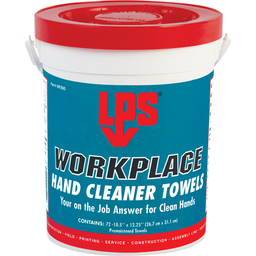 Serviettes nettoyantes pour le travail, 72 lingettes, 10-1/2" x 12-1/4" Moffatt Supply & Specialties