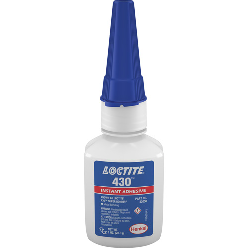 422 Super Bonder Adhesive, Clear, Bottle, 1 fl. oz. Moffatt Supply & Specialties