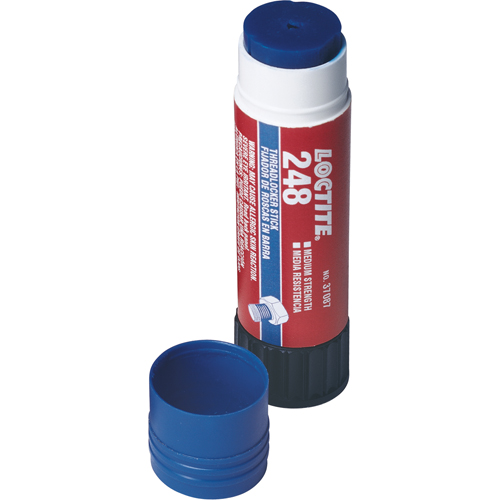Quickstix Threadlocker 248 , Blue, Medium, 9 g, Stick Moffatt Supply & Specialties