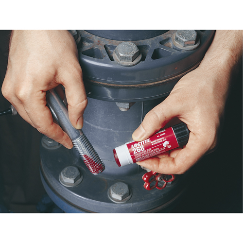 Quickstix Threadlocker 268 , Red, High, 9 g, Stick Moffatt Supply & Specialties