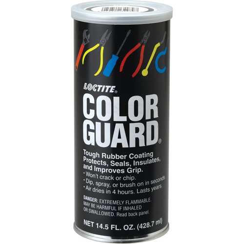 Rev&ecirc;tement de caoutchouc robuste Color Guard, Rouge, 14,5 oz liq., Canette Moffatt Supply & Specialties