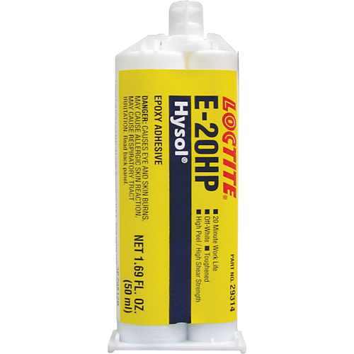 &eacute;poxyde Hysol E-20HP, Deux composants, Cartouche double, 104 g, Blanc cass&eacute; Moffatt Supply & Specialties