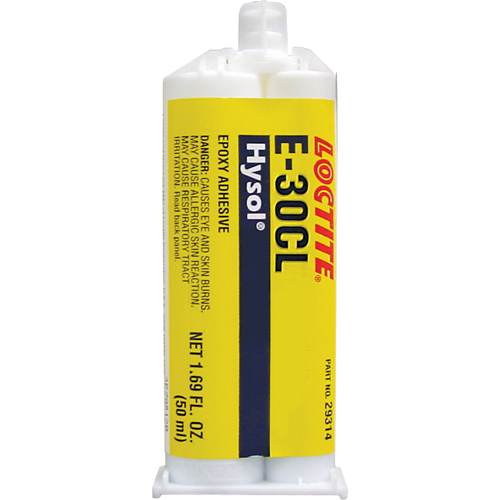 &eacute;poxyde Hysol E-30HP, Deux composants, Cartouche double, 77 g, Transparent Moffatt Supply & Specialties