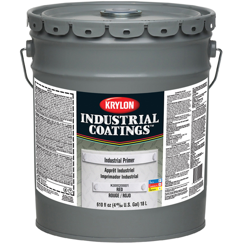 Industrial Primer, 18.9 L, Pail, Red Oxide Moffatt Supply & Specialties
