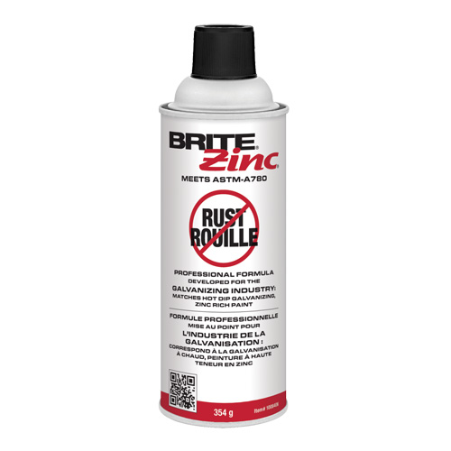 BRITE Zinc&reg; Corrosion Inhibitor, Aerosol Can Moffatt Supply & Specialties