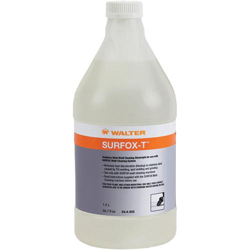 SURFOX-T Weld Cleaner, 1.5 L, Bottle Moffatt Supply & Specialties