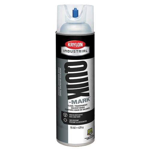 Industrial Quik-Mark Solvent-Based Inverted Marking Paint, 15 oz., Aerosol Can Moffatt Supply & Specialties