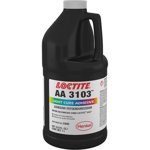 Acrylique &agrave; s&eacute;chage par photo polym&eacute;risation 3103, 1 L Moffatt Supply & Specialties