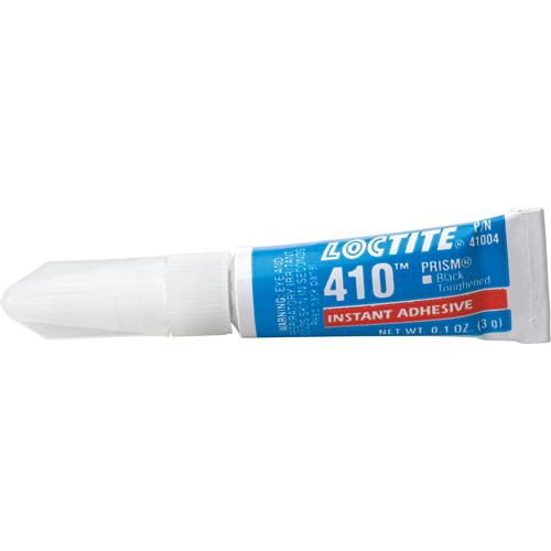 410 Instant Adhesive, Black, Tube, 3 g Moffatt Supply & Specialties
