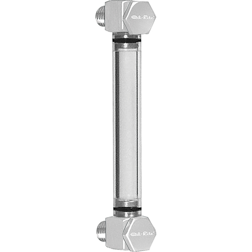 Indicateur de niveau &agrave; liquide en Rond Nylon, Filet&eacute;, 9" lo, 205°F (96,11° C) Moffatt Supply & Specialties