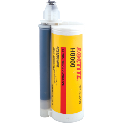 Adh&eacute;sif structural Speedbonder H8000, Deux composants, Cartouche double, 668 g, Vert Moffatt Supply & Specialties
