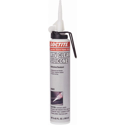 Scellant adh&eacute;sif &agrave; la silicone Superflex RTV, Cartouche, Transparent Moffatt Supply & Specialties