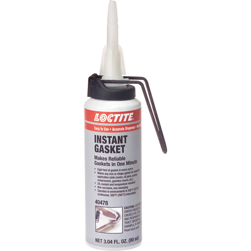 Scellant &agrave; joints Instant Gasket, Cartouche, Noir Moffatt Supply & Specialties