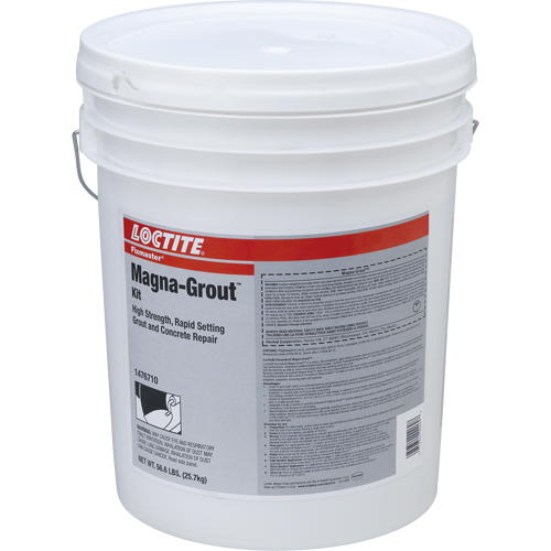 Produit de r&eacute;paration du b&eacute;ton Magna-Grout Fixmaster, Seau Moffatt Supply & Specialties