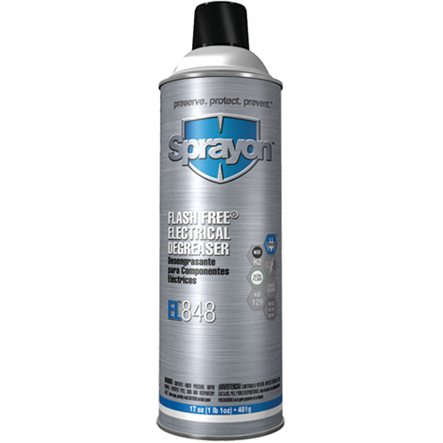 EL848 Flash Free&reg; Electrical Degreaser, Aerosol Can Moffatt Supply & Specialties