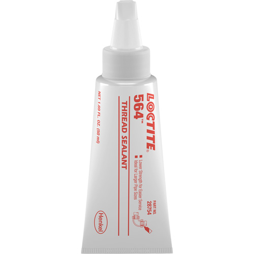 Produit d'&eacute;tanch&eacute;it&eacute; pour raccords filet&eacute;s 564, Tube, 50 ml, -53.9° C - 572° C/-65° F - 300° F Moffatt Supply & Specialties