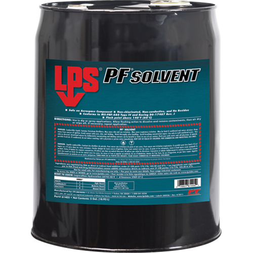 Solvant PF, Seau Moffatt Supply & Specialties