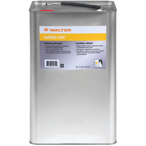 Lubrifiant adh&eacute;sif pour entretien HANG-ON, Seau Moffatt Supply & Specialties