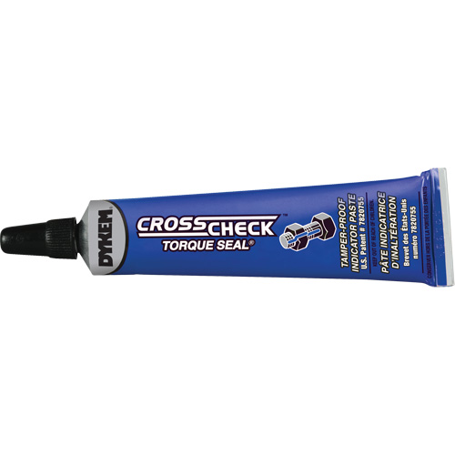 P&acirc;te indicatrice inviolable Cross-Check Torque Seal, 1 liq. oz., Tube, Bleu Moffatt Supply & Specialties