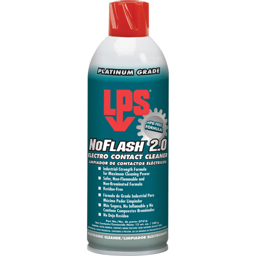 NoFlash&reg; 2.0 Electro Contact Cleaners, Aerosol Can Moffatt Supply & Specialties