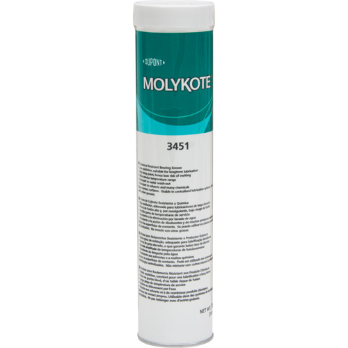 Molykote 3451 Bearing Grease, 550 g, Cartridge Moffatt Supply & Specialties