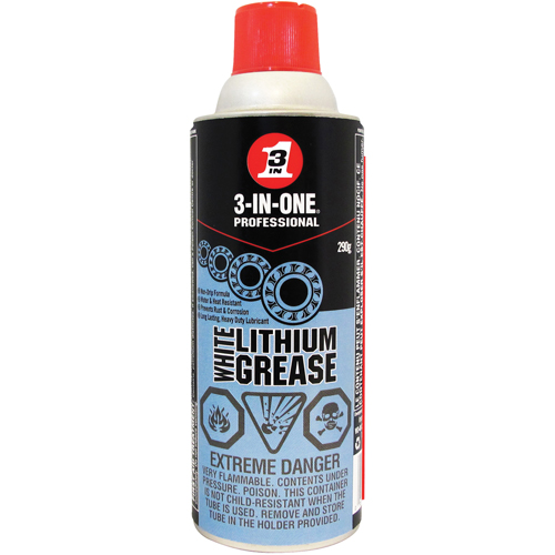 Graisse de lithium blanc 3-IN-1 , Canette a&eacute;rosol Moffatt Supply & Specialties