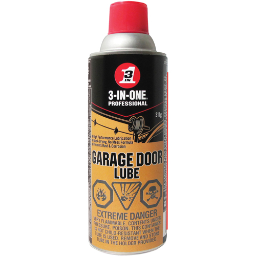 Lubrifiant 3-IN-1 pour porte de garage, Canette a&eacute;rosol Moffatt Supply & Specialties