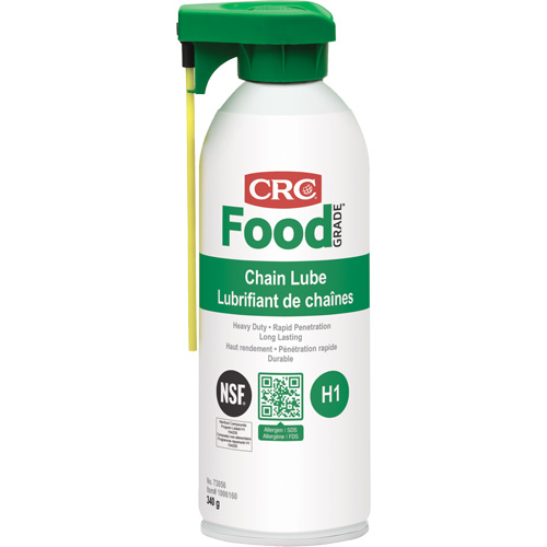 Lubrifiant &agrave; chaîne pour usine alimentaire, Canette a&eacute;rosol Moffatt Supply & Specialties