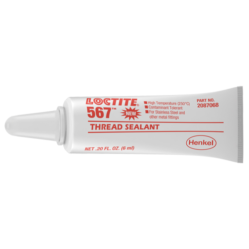 Scellant &agrave; filet haute temp&eacute;rature 567, Tube, 6 ml,  Moffatt Supply & Specialties