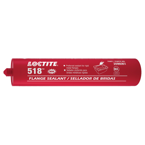 518 Flange Sealant, Cartridge, Red Moffatt Supply & Specialties