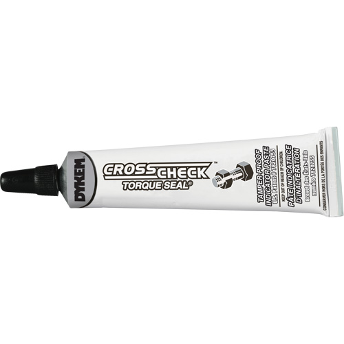 P&acirc;te indicatrice inviolable Cross-Check Torque Seal, 1 liq. oz., Tube, Blanc Moffatt Supply & Specialties