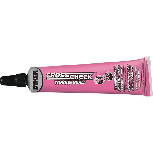 Cross Check Torque Seal&reg; Tamper-Proof Indicator Paste, 1 fl. oz., Tube, Pink Moffatt Supply & Specialties