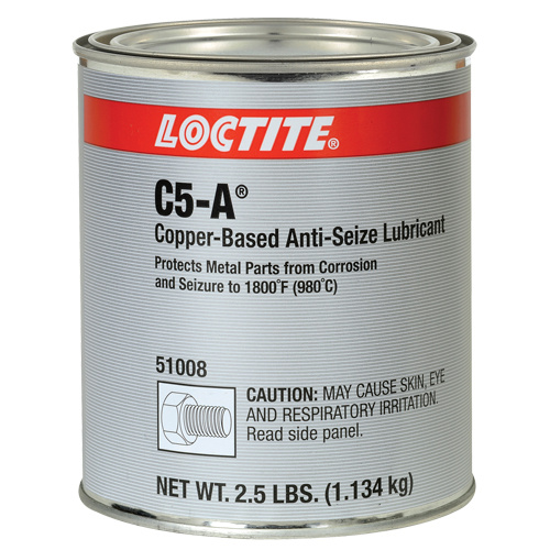 Loctite&reg; 8008 C5-A Copper Anti-Seize Lubricant, 2.5 lbs., Can, 1800°F (982°C) Max Temp. Moffatt Supply & Specialties