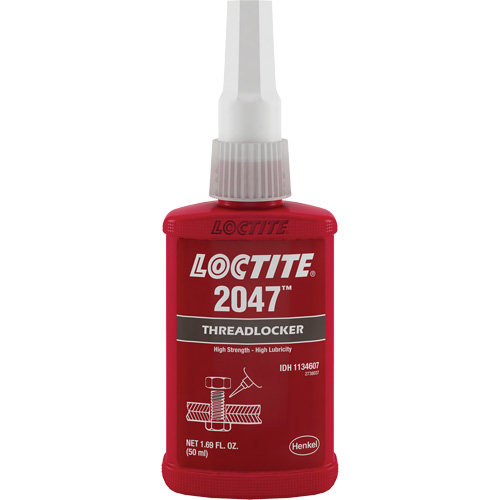 2047 Threadlocker, Black, High, 50 ml, Bottle Moffatt Supply & Specialties
