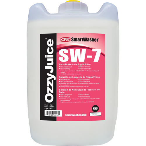 Solution nettoyante SmartWasher OzzyJuice, Cruche Moffatt Supply & Specialties