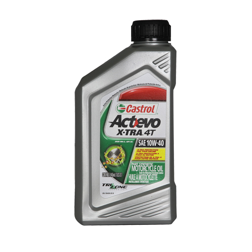 Huile pour moteur de moto 10W40 4T ACTEVO, 946 ml, Bouteille Moffatt Supply & Specialties