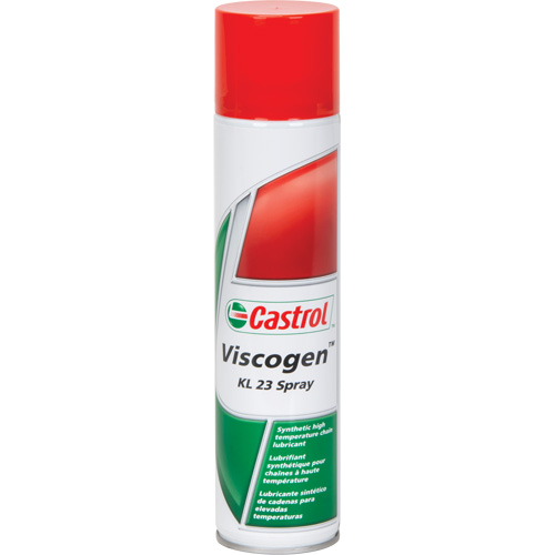 Lubrifiant synth&eacute;tique haute performance pour chaîne KL 23 Viscogen, Canette a&eacute;rosol Moffatt Supply & Specialties