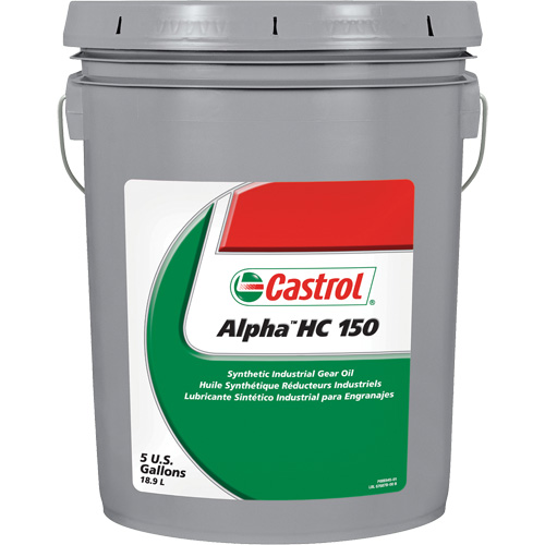Huile pour engrenages synth&eacute;tique industrielle 3660 HC EP 150 Alpha, 18,93 L Moffatt Supply & Specialties