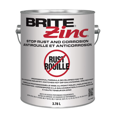 Inhibiteur de corrosion BRITE Zinc, Gallon Moffatt Supply & Specialties
