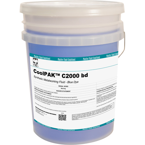 Liquide pour le travail des m&eacute;taux synth&eacute;tique CoolPAK, Seau Moffatt Supply & Specialties