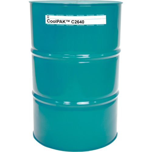 Liquide pour le travail des m&eacute;taux synth&eacute;tique peu mousseux CoolPAK, Baril Moffatt Supply & Specialties