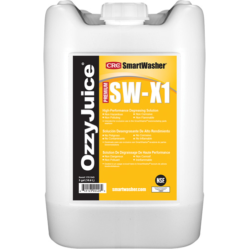 Solution de d&eacute;graissage SmartWasher OzzyJuice SW-X1 HP, Cruche Moffatt Supply & Specialties