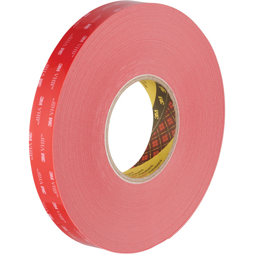 VHB Tape, 32.9 m (108') L x 1117.6 mm (44") W, 0.015 mm, Acrylic Moffatt Supply & Specialties