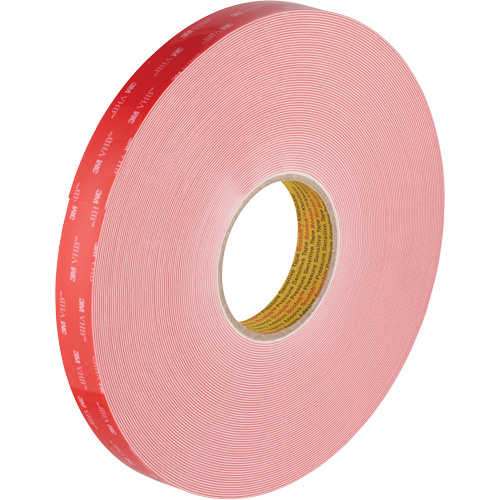 VHB Tape, 32.9 m (108') L x 1117.6 mm (44") W, 0.028 mm, Acrylic Moffatt Supply & Specialties