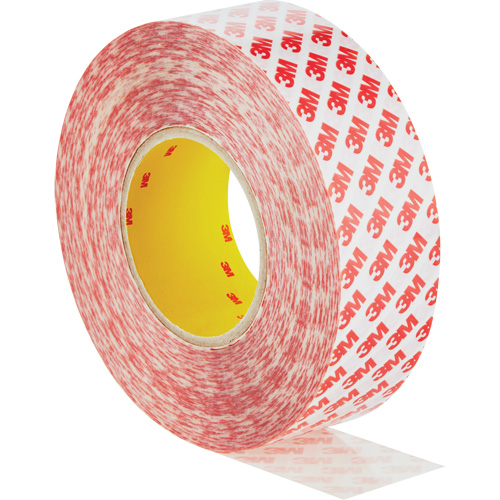 Double-Sided Adhesive Tape, Polyester, 50 mm (1.96") W x 50 m (164') L, 8 mils Thick Moffatt Supply & Specialties